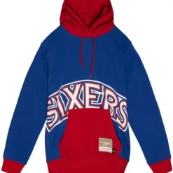 Mitchell & Ness Hoodies & Sweatshirts-Big Face Hoodie 5.0 Philadelphia 76Ers