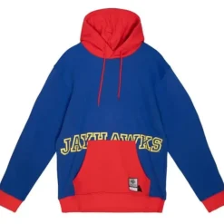 Mitchell & Ness Hoodies & Sweatshirts-Big Face Hoodie 5.0 University Of Kansas