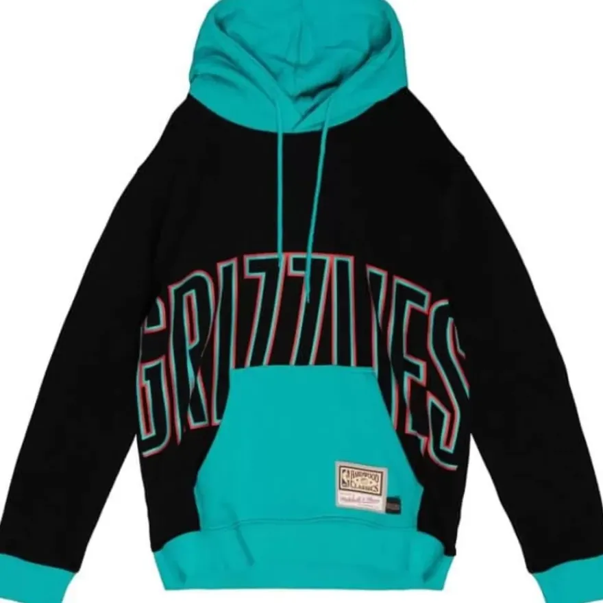 Mitchell & Ness Hoodies & Sweatshirts-Big Face Hoodie 5.0 Vancouver Grizzlies