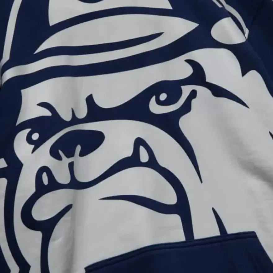 Mitchell & Ness Hoodies & Sweatshirts-Big Face Hoodie Georgetown University