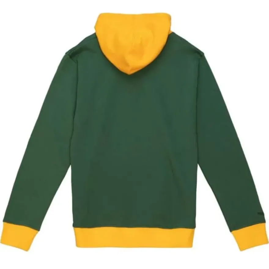 Mitchell & Ness Hoodies & Sweatshirts-Big Face Hoody 5.0 Green Bay Packers