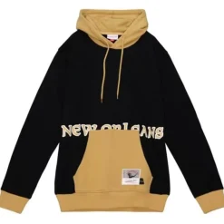 Mitchell & Ness Hoodies & Sweatshirts-Big Face Hoody 5.0 New Orleans Saints