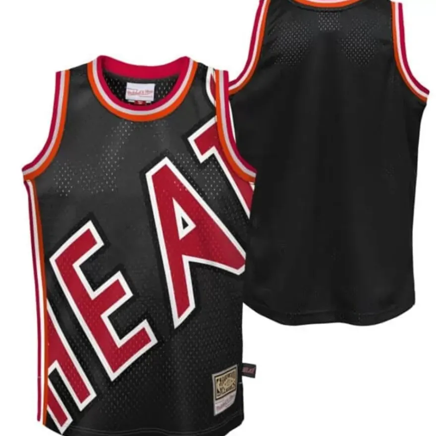 Mitchell & Ness Big Kids-Big Face Jersey Miami Heat