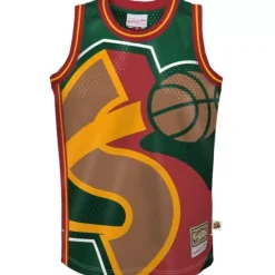Mitchell & Ness Big Kids-Big Face Jersey Seattle Supersonics