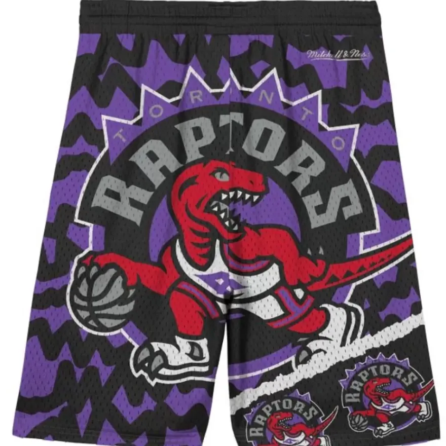 Mitchell & Ness Big Kids-Big Face Jumbotron Mesh Shorts Toronto Raptors