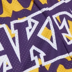 Mitchell & Ness Big Kids-Big Face Jumbotron Mesh Shorts Los Angeles Lakers