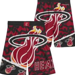Mitchell & Ness Big Kids-Big Face Jumbotron Mesh Shorts Miami Heat