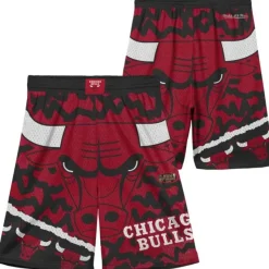 Mitchell & Ness Big Kids-Big Face Jumbotron Mesh Shorts Chicago Bulls