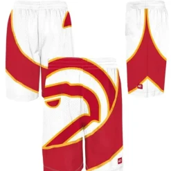 Mitchell & Ness Shorts-Big Face Shorts Atlanta Hawks