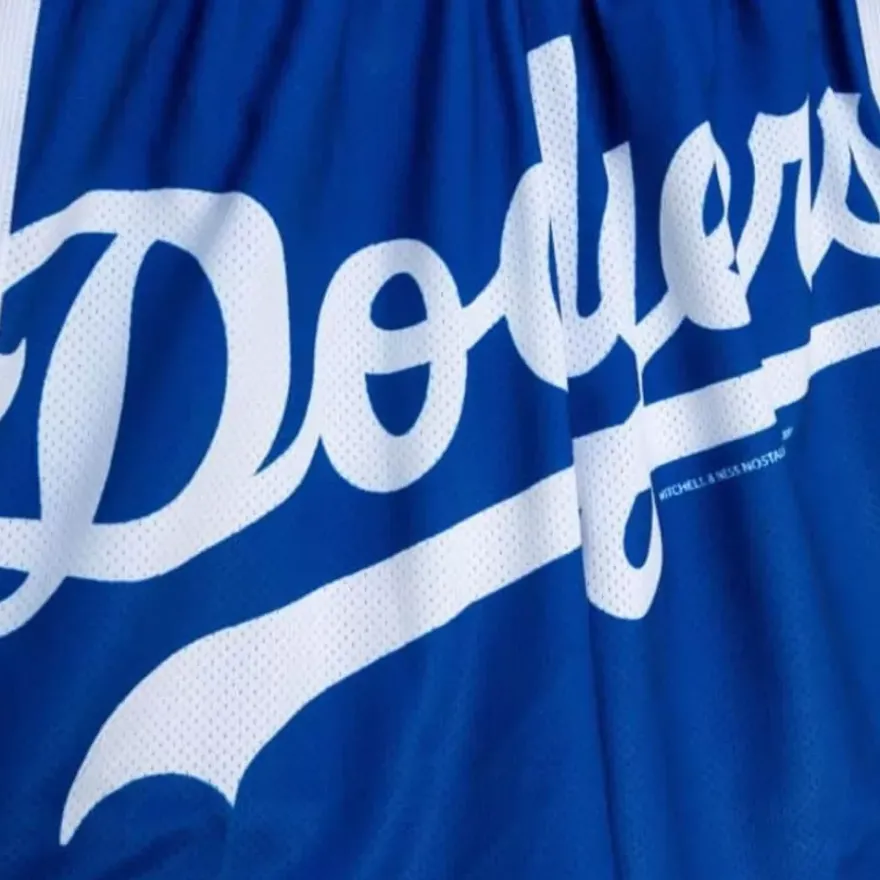Mitchell & Ness Shorts-Big Face Shorts Los Angeles Dodgers