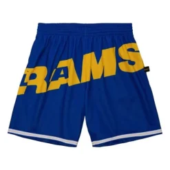 Mitchell & Ness Shorts-Big Face Shorts Los Angeles Rams