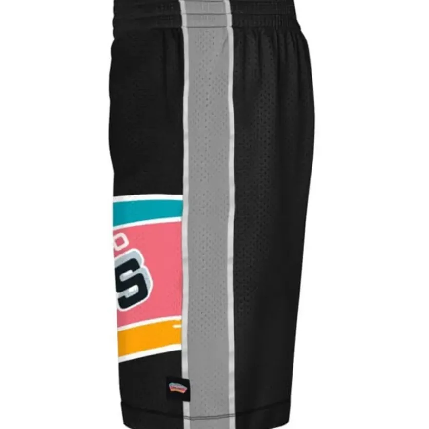 Mitchell & Ness Shorts-Big Face Shorts San Antonio Spurs