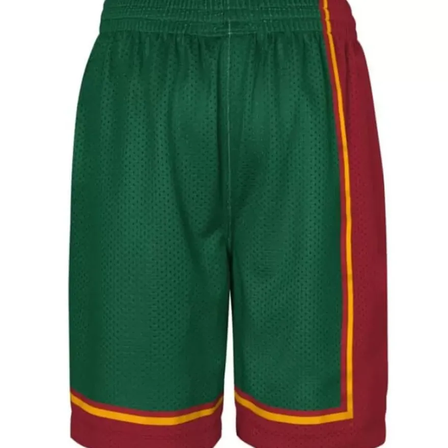 Mitchell & Ness Shorts-Big Face Shorts Seattle Supersonics