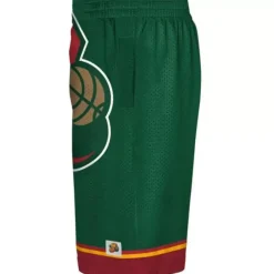 Mitchell & Ness Shorts-Big Face Shorts Seattle Supersonics