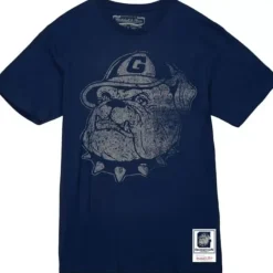 Mitchell & Ness T-Shirts & Tops-Big Logo Tee Georgetown University