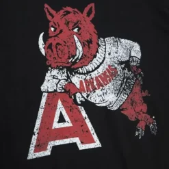 Mitchell & Ness T-Shirts & Tops-Big Logo Tee University Of Arkansas