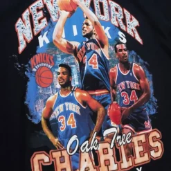 Mitchell & Ness T-Shirts & Tops-Bling Ss Tee Hwc New York Knicks Charles Oakley