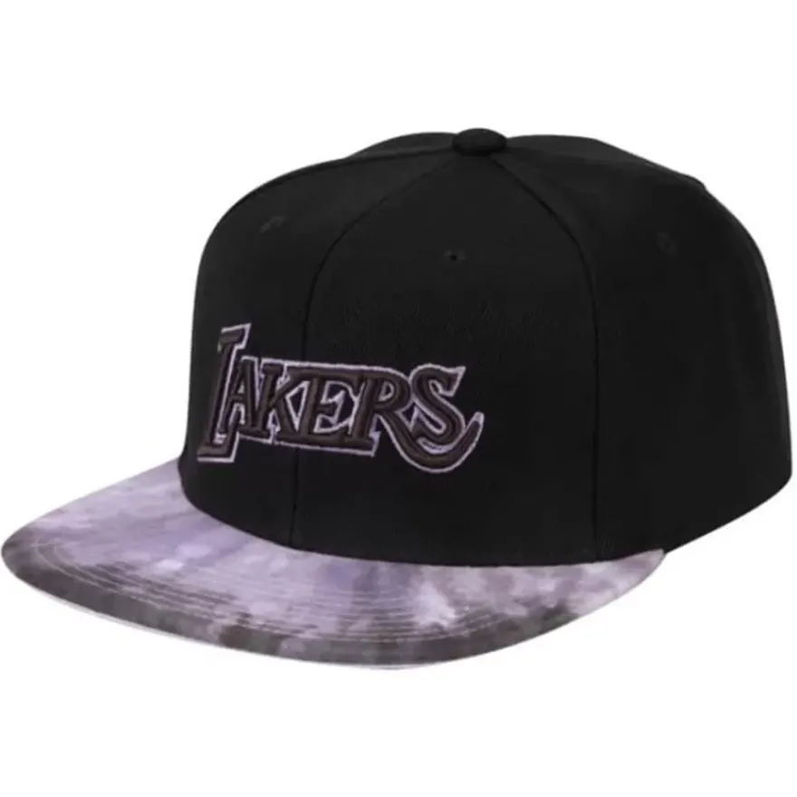 Mitchell & Ness Snapback-Blitzed Snapback Hwc Los Angeles Lakers