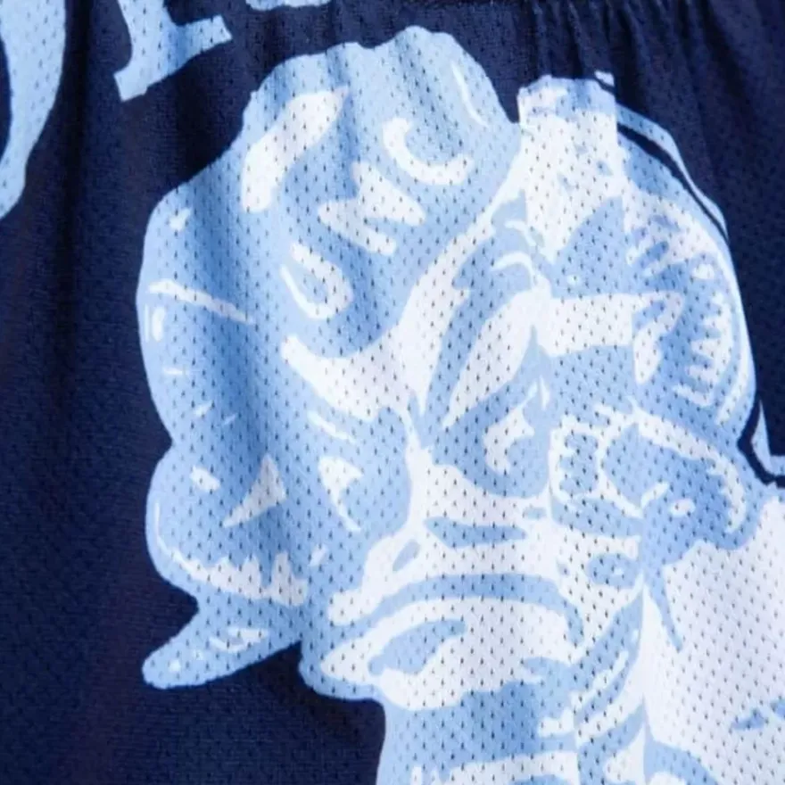 Mitchell & Ness Shorts-Blown Out Shorts University Of North Carolina