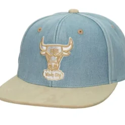 Mitchell & Ness Snapback-Blue Jean Baby Snapback Hwc Chicago Bulls
