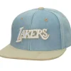 Mitchell & Ness Snapback-Blue Jean Baby Snapback Hwc Los Angeles Lakers