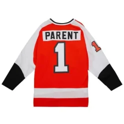 Mitchell & Ness Nhl Blue Line-Blue Line Bernie Parent Philadelphia Flyers 1974 Jersey