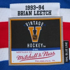Mitchell & Ness Nhl Blue Line-Blue Line Brian Leetch New York Rangers 1993 Jersey