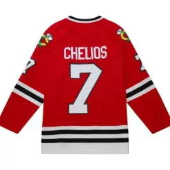 Mitchell & Ness Nhl Blue Line-Blue Line Chris Chelios Chicago Blackhawks 1991 Jersey