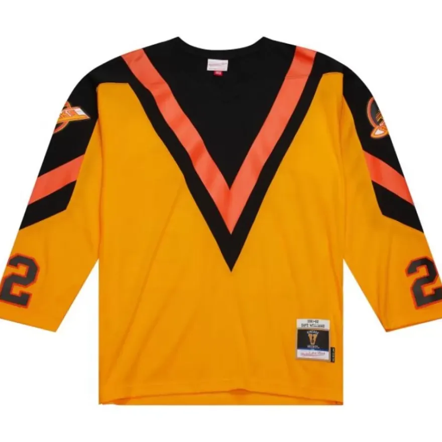 Mitchell & Ness Nhl Blue Line-Blue Line Dave Williams Vancouver Canucks Yellow 1981 Jersey