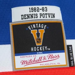 Mitchell & Ness Nhl Blue Line-Blue Line Denis Potvin New York Islanders Dark 1982 Jersey