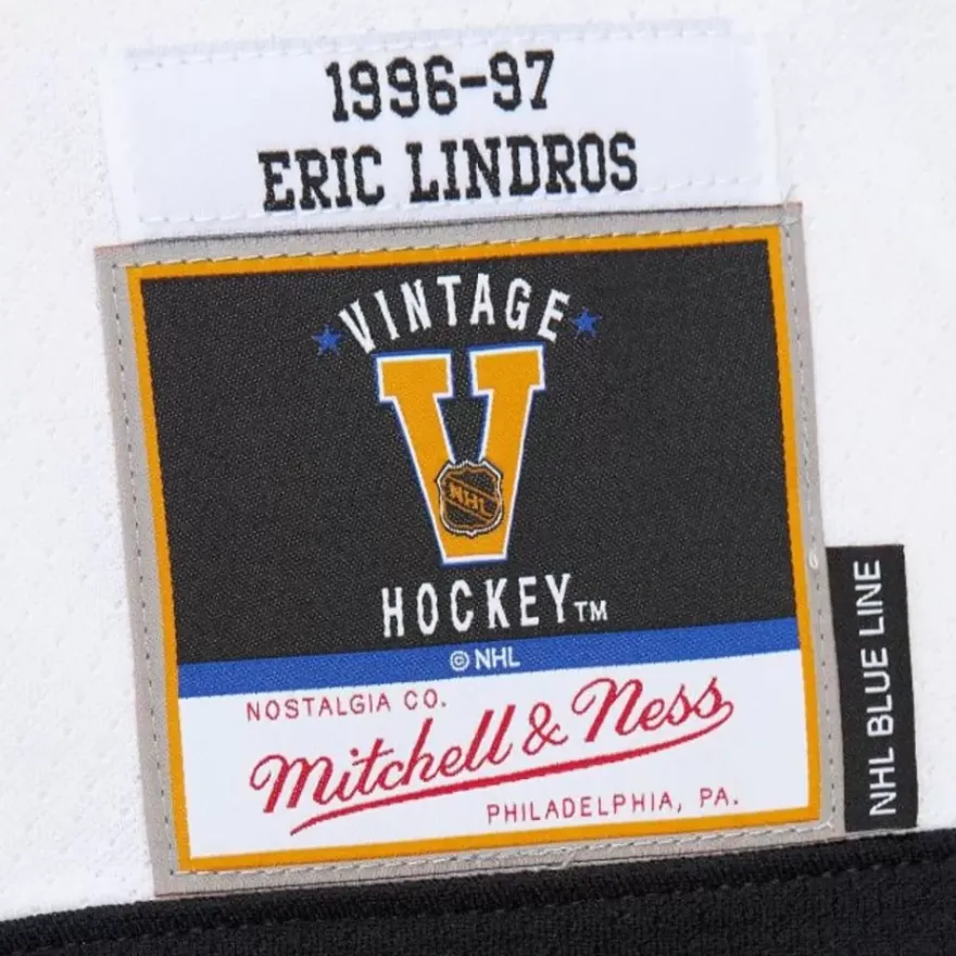 Mitchell & Ness Nhl Blue Line-Blue Line Eric Lindros Philadelphia Flyers White 1996 Jersey