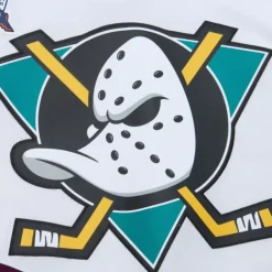 Mitchell & Ness Nhl Blue Line-Blue Line J-S Giguere Anaheim Ducks White 2002 Jersey