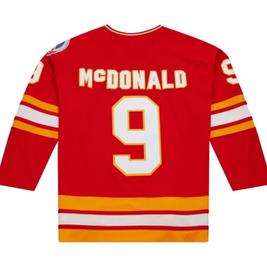 Mitchell & Ness Nhl Blue Line-Blue Line Lanny Mcdonald Calgary Flames Dark 1988 Jersey