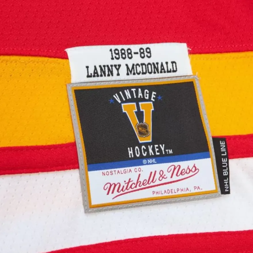 Mitchell & Ness Nhl Blue Line-Blue Line Lanny Mcdonald Calgary Flames Dark 1988 Jersey