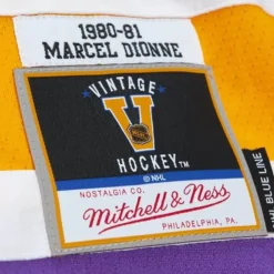 Mitchell & Ness Nhl Blue Line-Blue Line Marcel Dionne Los Angeles Kings 1980 Jersey