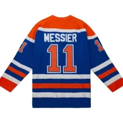 Mitchell & Ness Nhl Blue Line-Blue Line Mark Messier Edmonton Oilers 1986 Jersey