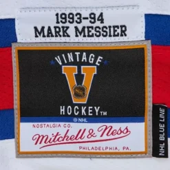 Mitchell & Ness Nhl Blue Line-Blue Line Mark Messier New York Rangers 1993 Jersey