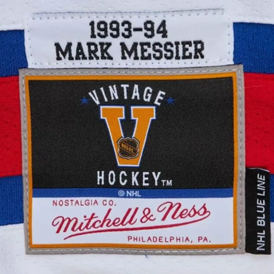 Mitchell & Ness Nhl Blue Line-Blue Line Mark Messier New York Rangers 1993 Jersey