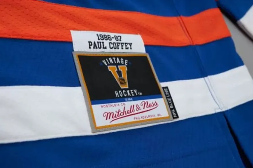 Mitchell & Ness Nhl Blue Line-Blue Line Paul Coffey Edmonton Oilers 1986 Jersey