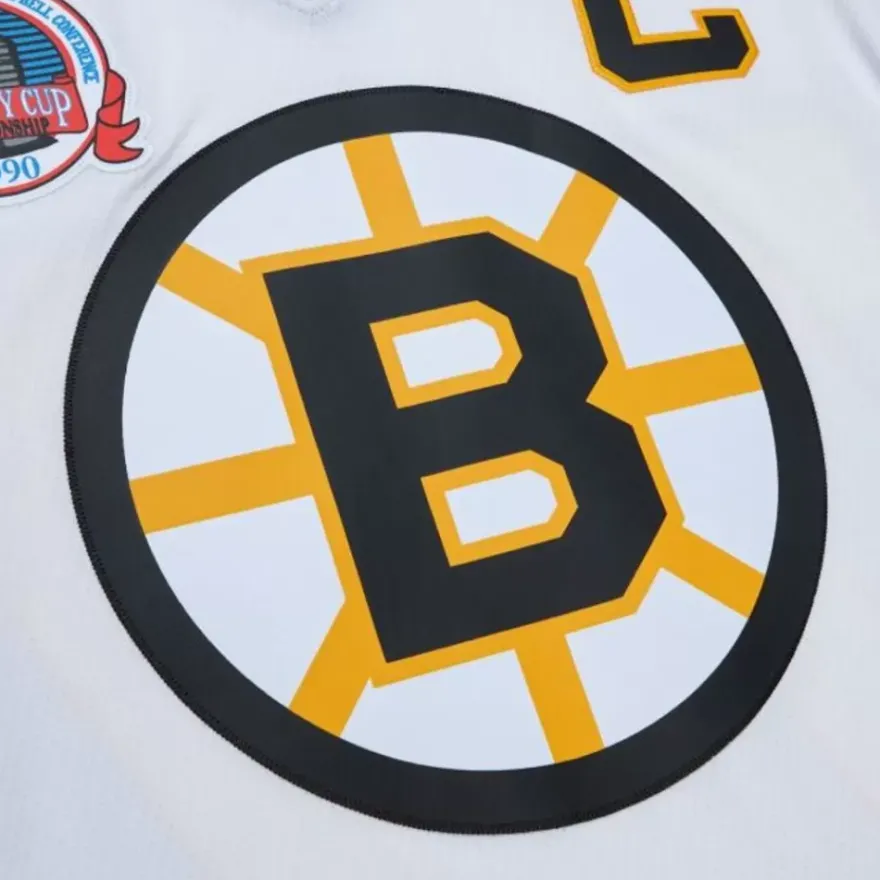 Mitchell & Ness Nhl Blue Line-Blue Line Ray Bourque Boston Bruins White 1989 Jersey