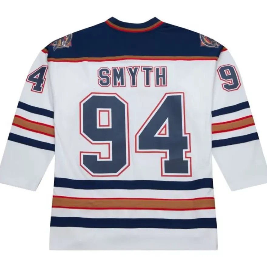 Mitchell & Ness Nhl Blue Line-Blue Line Ryan Smyth Edmonton Oilers White 1996 Jersey