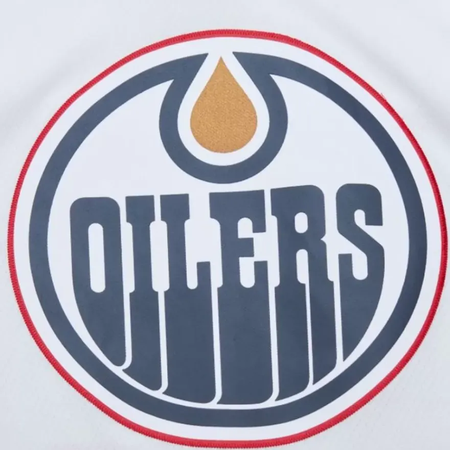 Mitchell & Ness Nhl Blue Line-Blue Line Ryan Smyth Edmonton Oilers White 1996 Jersey