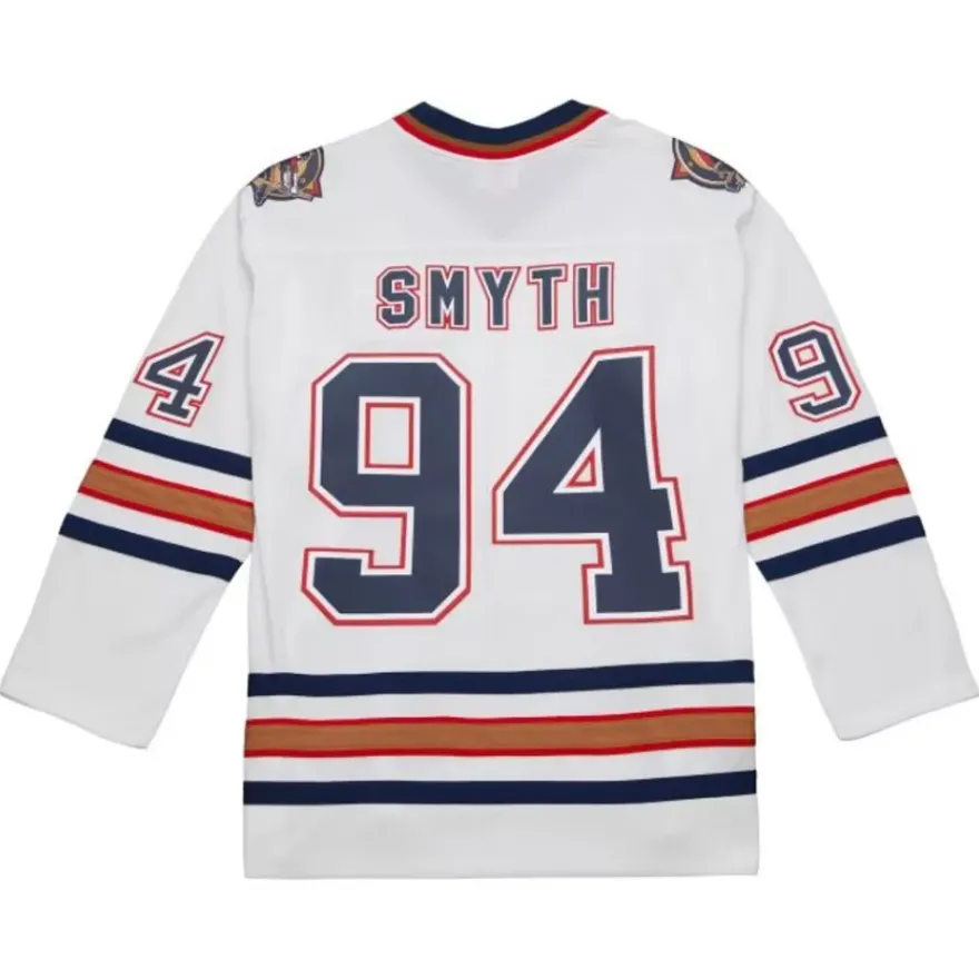 Mitchell & Ness Nhl Blue Line-Blue Line Ryan Smyth Edmonton Oilers White 2005 Jersey