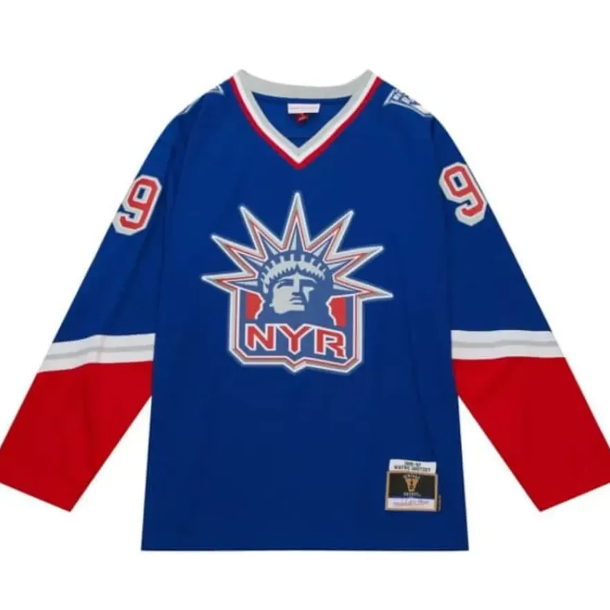 Mitchell & Ness Nhl Blue Line-Blue Line Wayne Gretzky New York Rangers 1996 Jersey