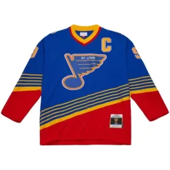 Mitchell & Ness Nhl Blue Line-Blue Line Wayne Gretzky St. Louis Blues Dark 1995 Jersey