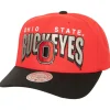 Mitchell & Ness Snapback-Boom Text Pro Snapback Ohio State