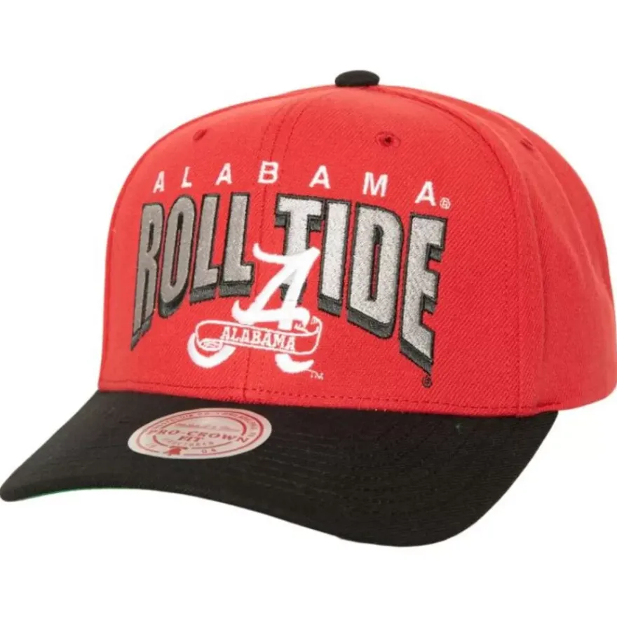 Mitchell & Ness Snapback-Boom Text Pro Snapback V University Of Alabama