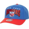 Mitchell & Ness Snapback-Boom Text Pro Snapback Vntg New York Rangers