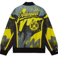 Mitchell & Ness Jackets & Outerwear-Borussia Dortmund Warmup Jacket