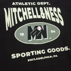Mitchell & Ness T-Shirts & Tops-Branded M&N Graphic Ls Tee